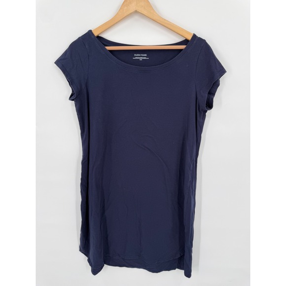 Eileen Fisher Tops - Eileen Fisher Dress Womens M Organic Cotton Minimalist Stretchy Basic Neutral